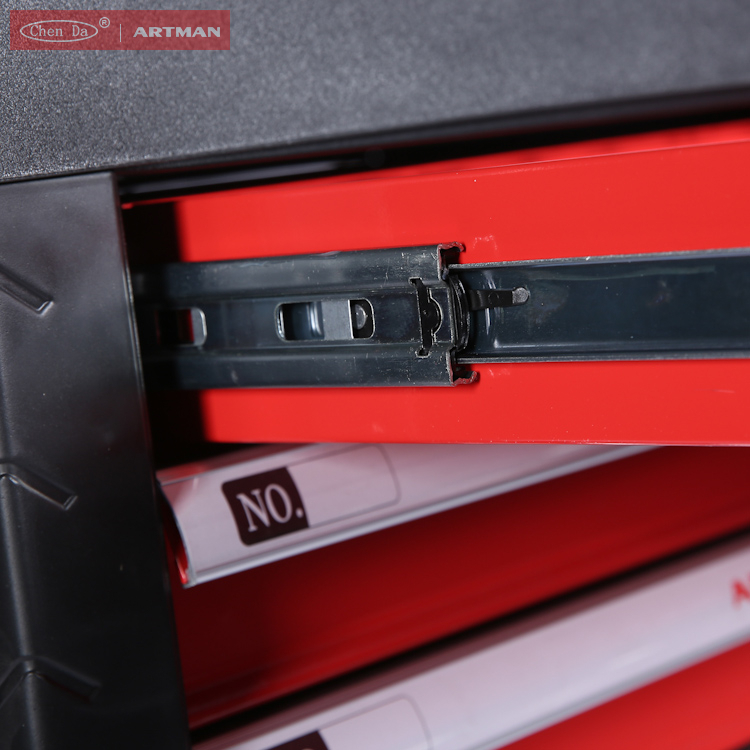 CD-3070 new design professional steel tool cabinet / tool trolley with 7 drawers