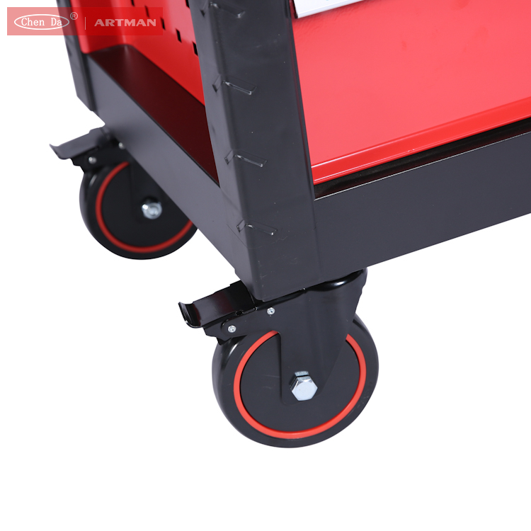 CD-3070 new design professional steel tool cabinet / tool trolley with 7 drawers