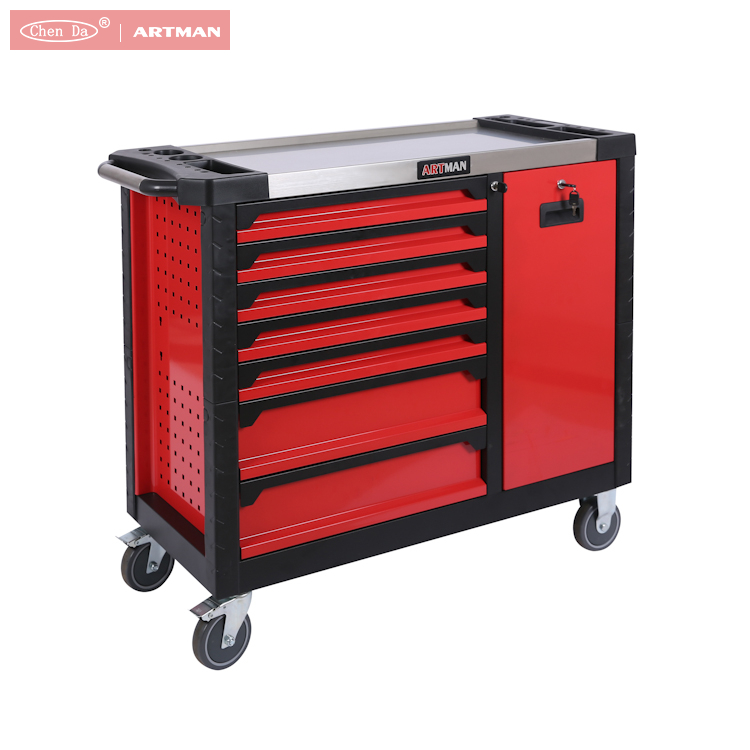CD-4107PRO 41 Inch Tool Cabinet / Tool Trolley with 7 Drawers