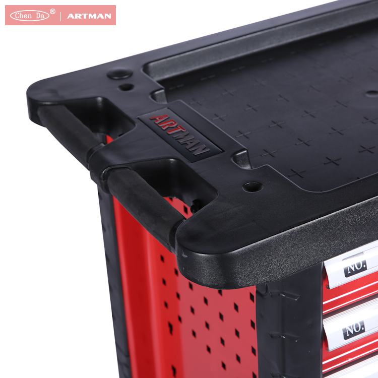 CD-3070 new design professional steel tool cabinet / tool trolley with 7 drawers